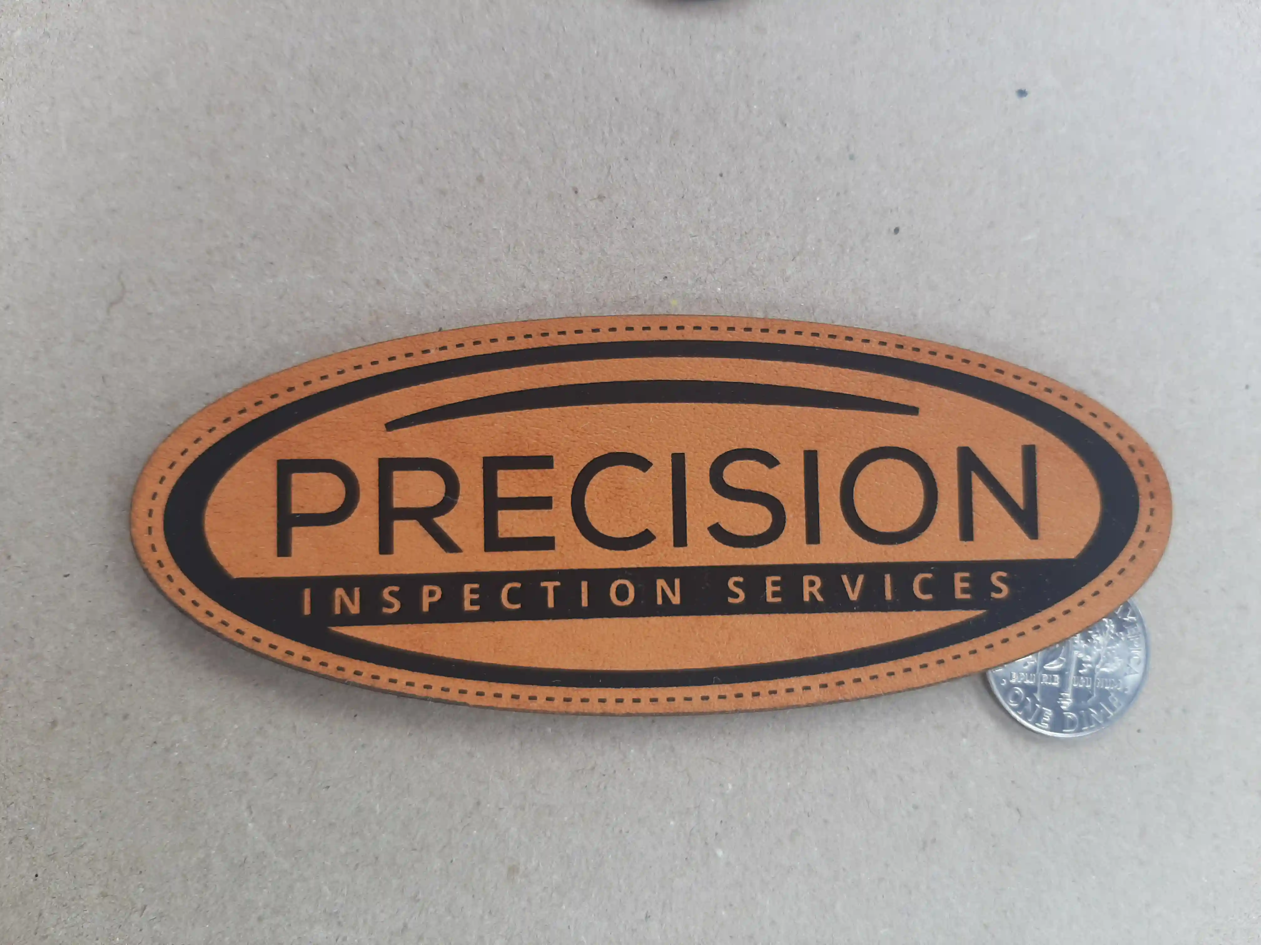 Quality Control Specialists need Quaity Cotrolled Leather Patches.  Premier Gulf Shores Testing Precision Inspection Services Oil Gas_Weld Testing